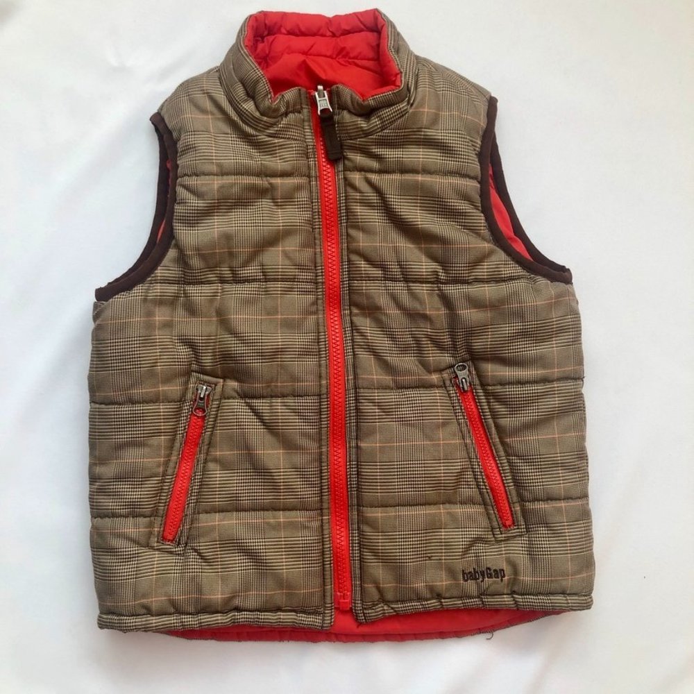 BABY GAP REVERSIBLE PUFFER VEST